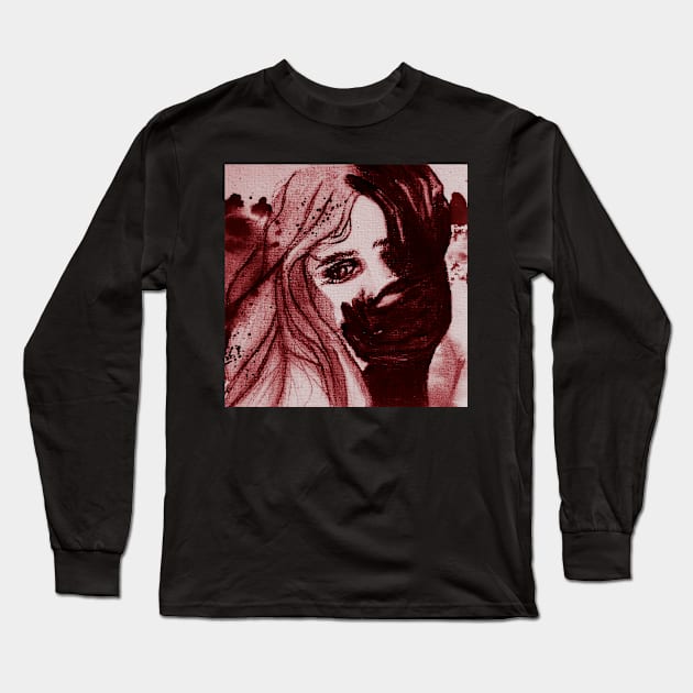 Fear Long Sleeve T-Shirt by teenamarie23art